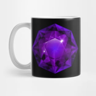 Octacore Purple and Pink Gemstone Mug